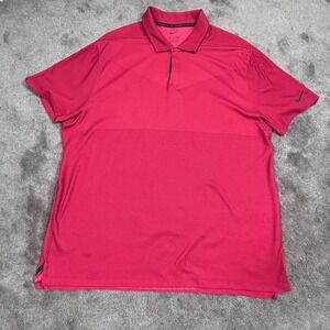 Nike Tiger Woods Collection Dri-FIT ADV Golf Polo Red Mens XL DA2995-687